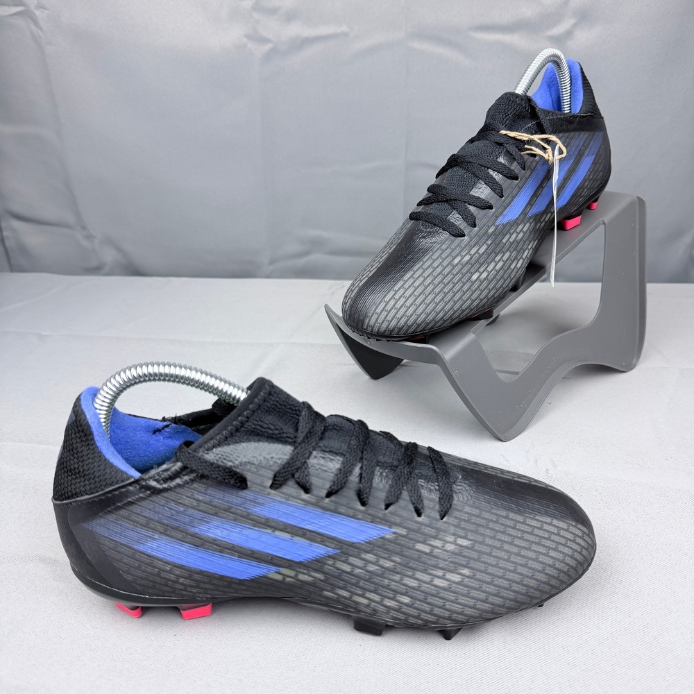 Adidas X Speedflow.3 FG Mens Soccer Cleats Black Blue Pink FY3296 Size 6 NEW